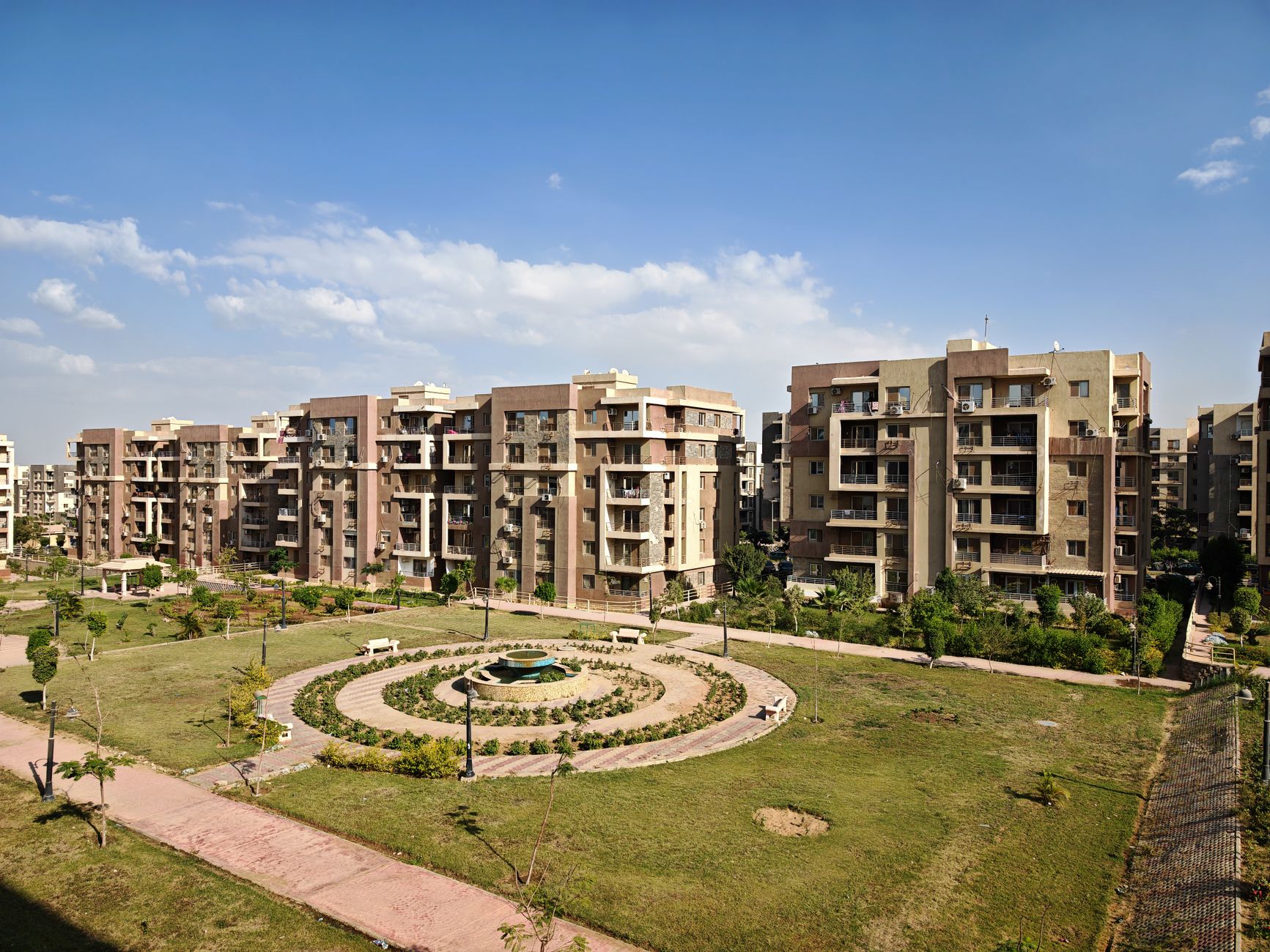 Social housing development with modern amenities