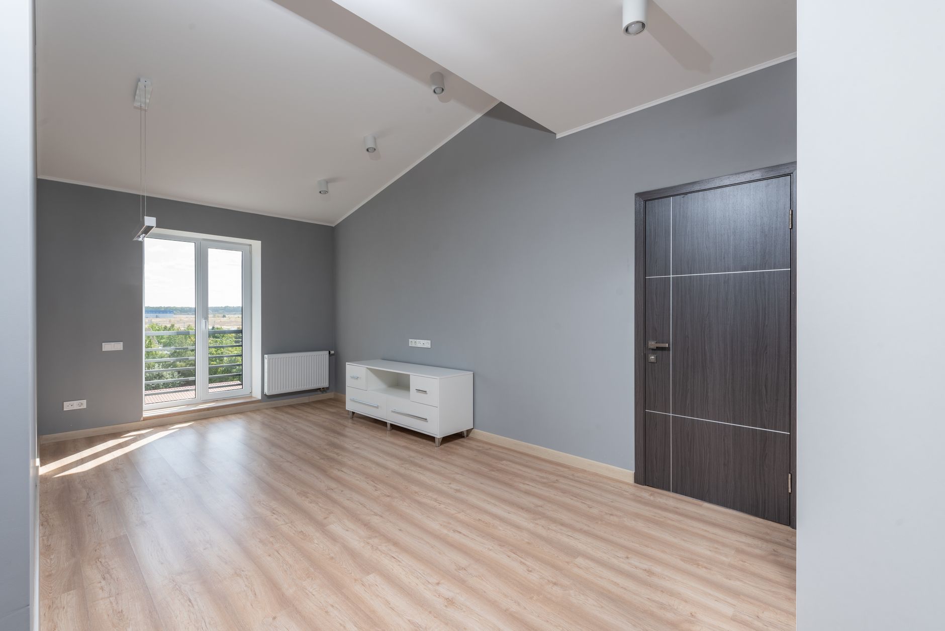 Interior of modern, accessible social housing property