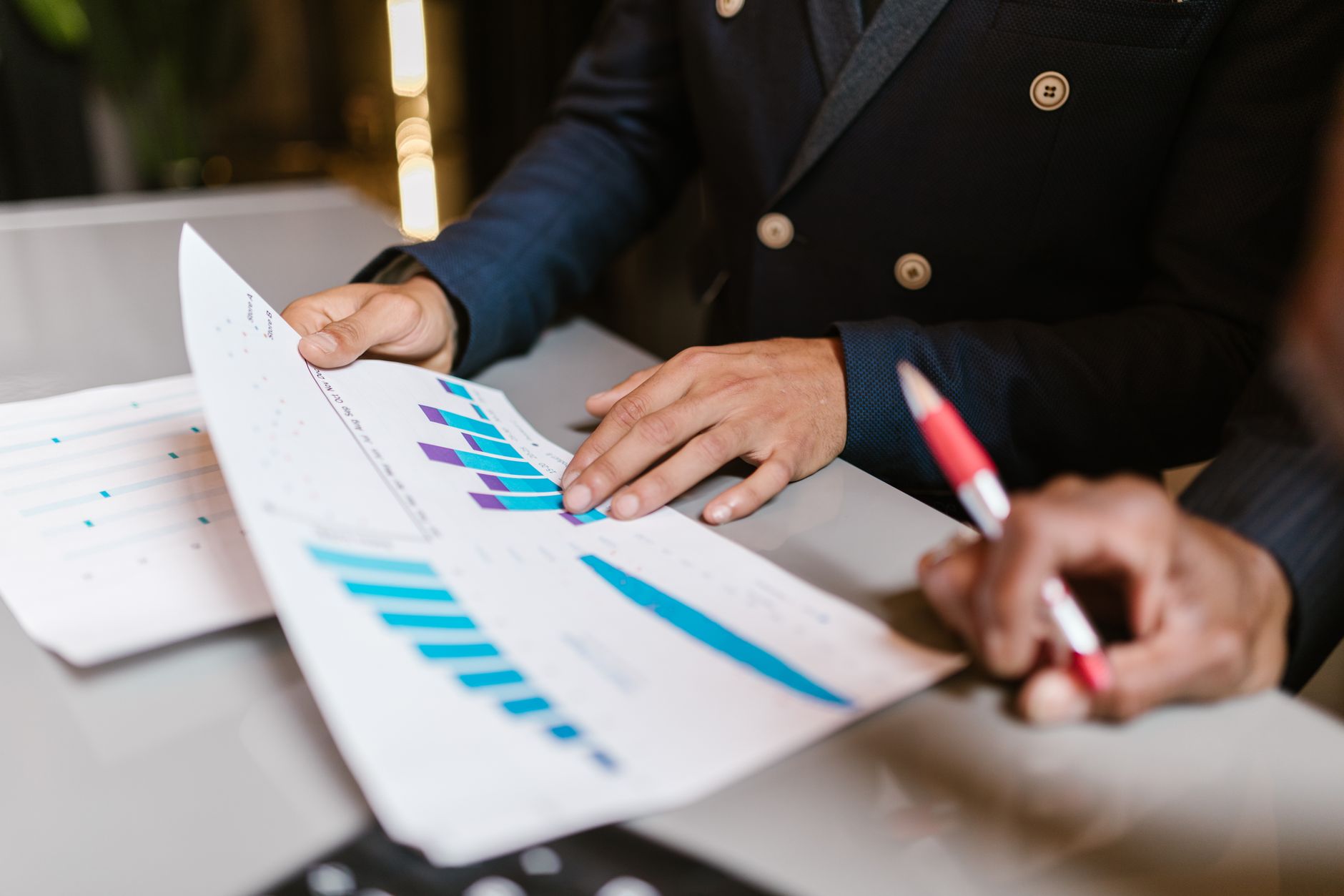 Housing provider team reviewing property portfolio data