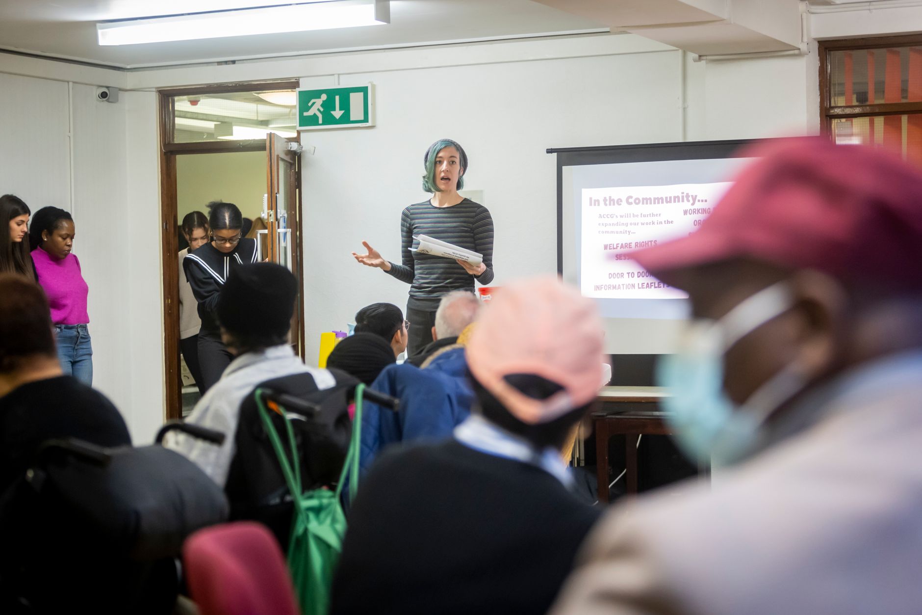 Community engagement session discussing housing needs