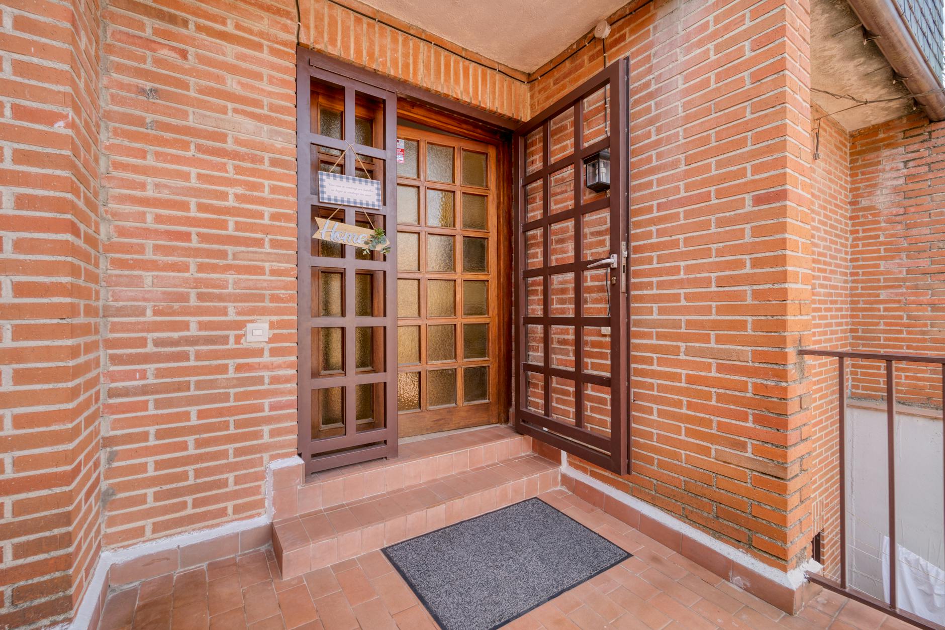 Supported housing facility exterior with welcoming entrance