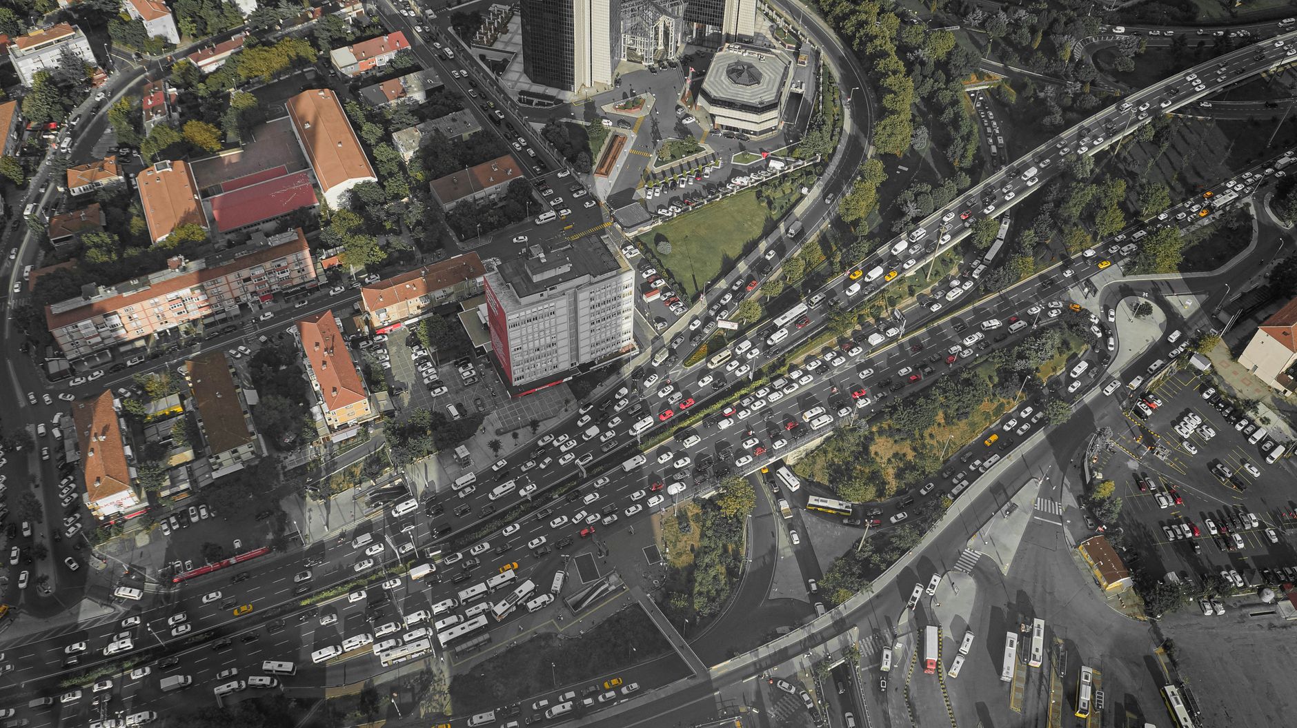 Parking congestion in residential area
