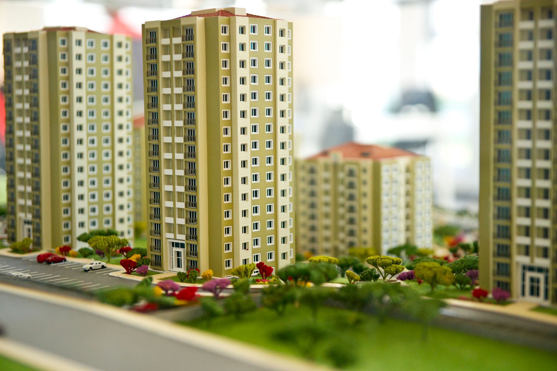 Social housing estate with modern apartments - illustrating the scale of properties at risk from fraud
