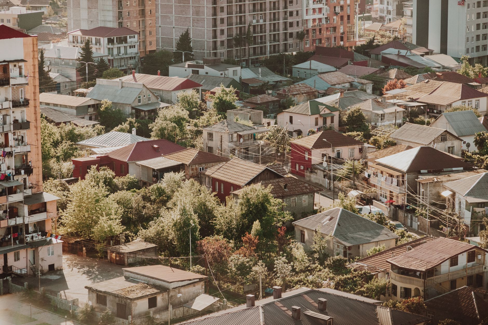 Social housing estate with diverse community