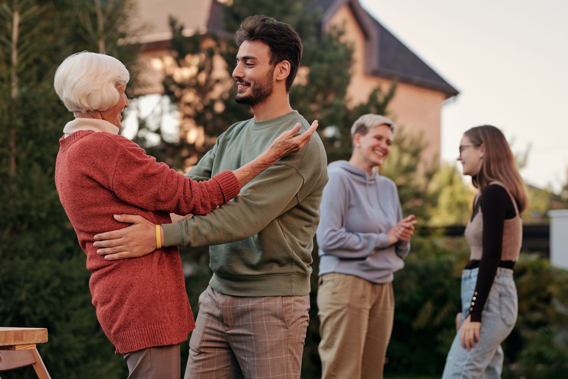 Multi-generational family in social housing