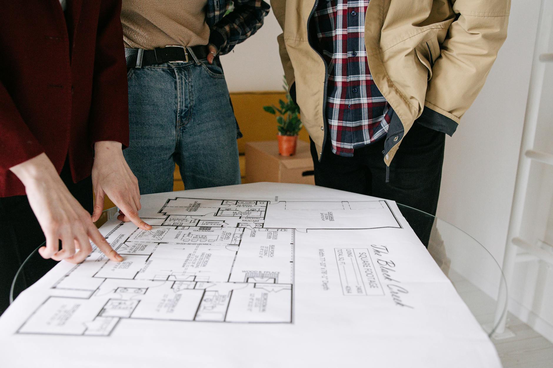 Community meeting about social housing retrofit plans