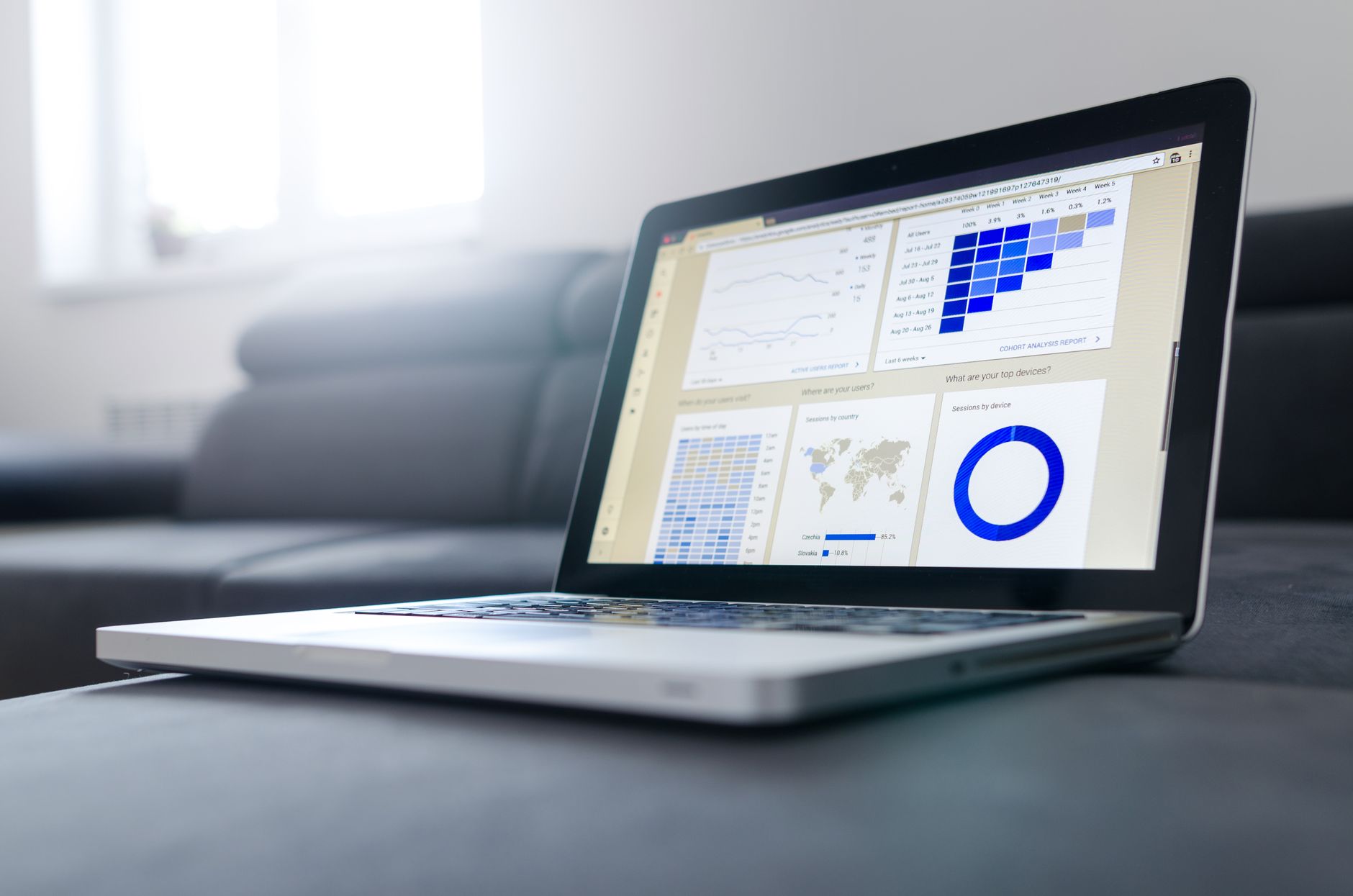 Digital dashboard showing housing allocation - representing technology solutions