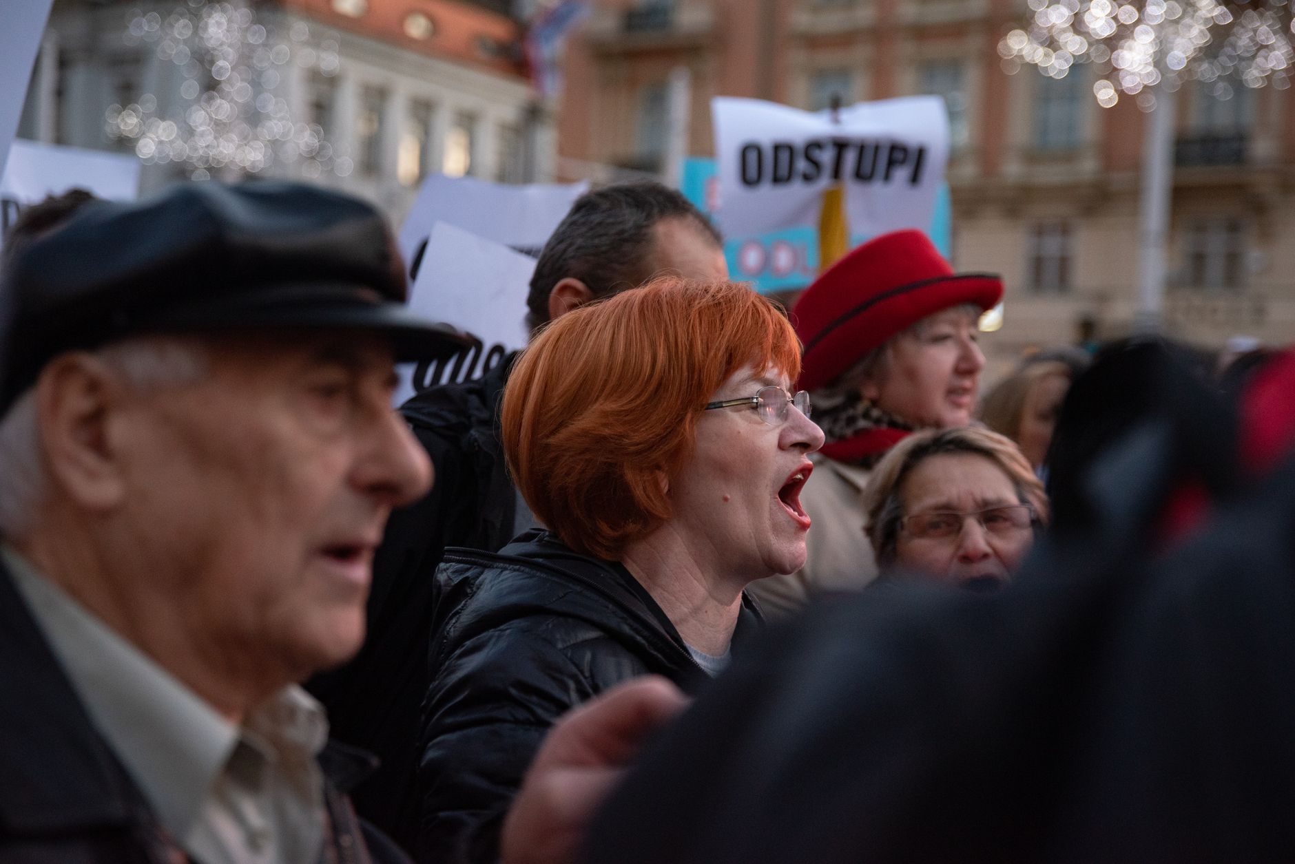 Protest against social housing cuts - demonstrating public opposition to harsh policies