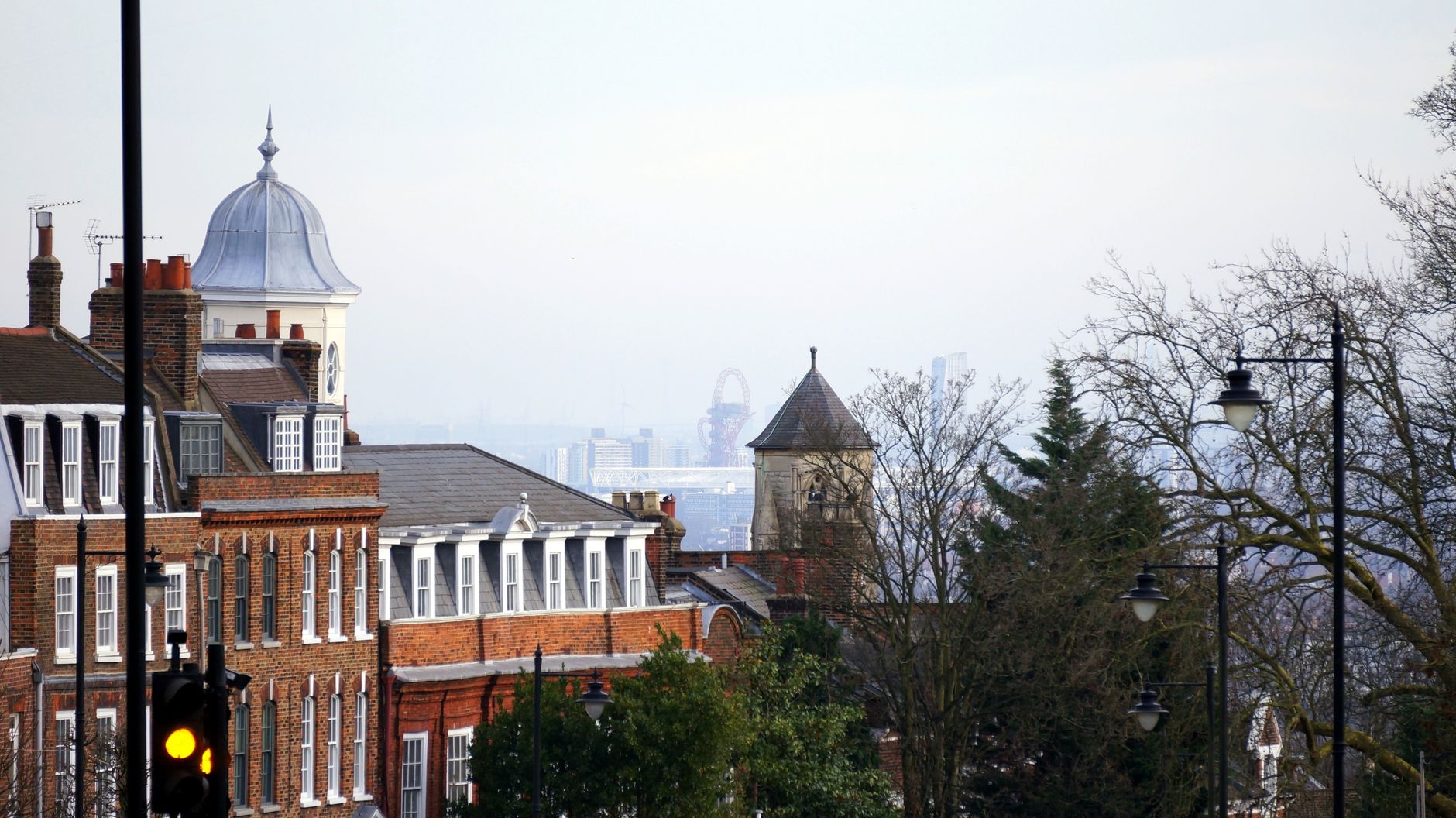 London skyline with residential buildings