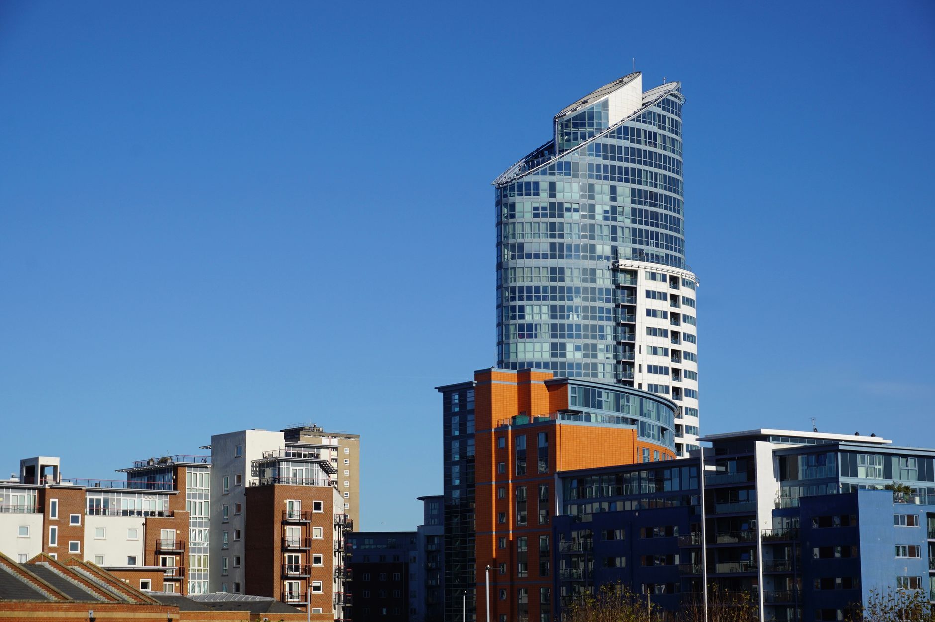 Portsmouth cityscape with HMO properties