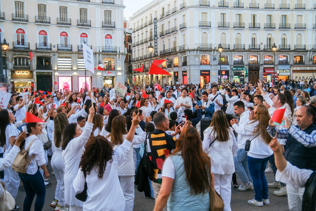 Protesters at Madrid counter-summit