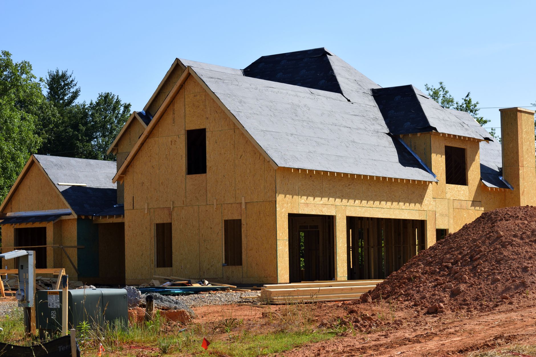 Affordable housing development under construction