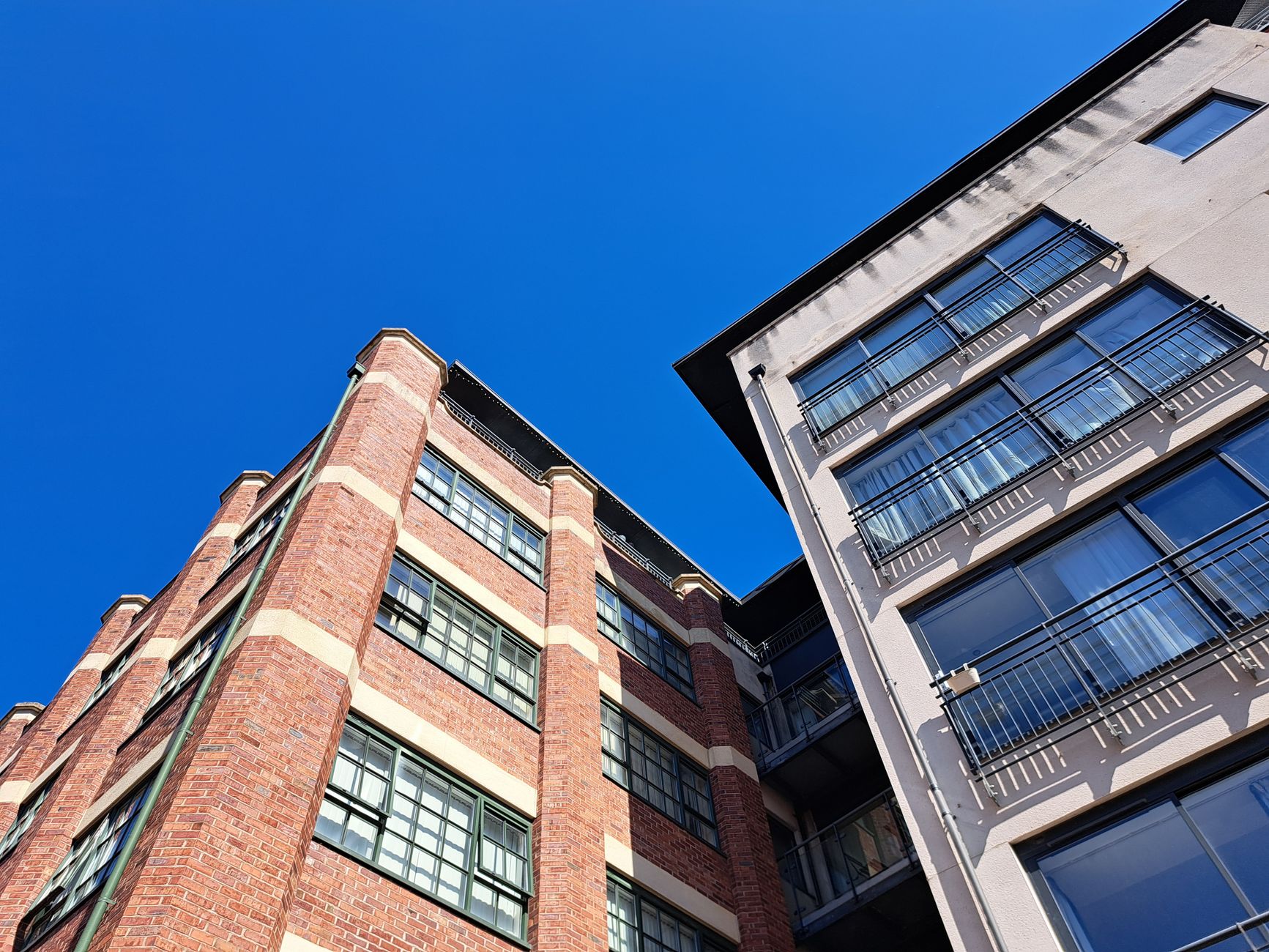 Social housing development with modern flats