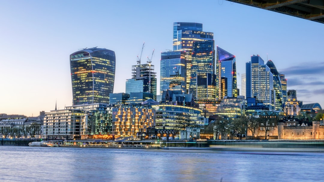London skyline with social housing in foreground - alt text: London's rental market remains stable despite regulatory changes