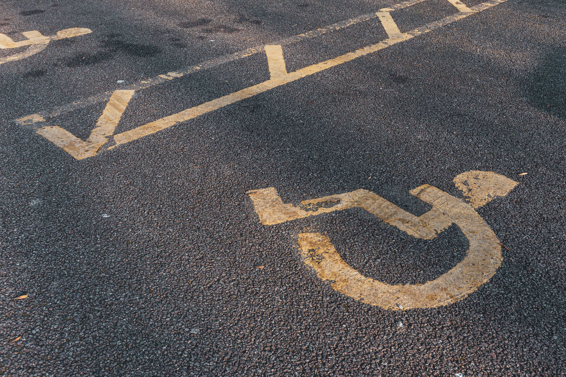 New accessible housing development - showing wheelchair-friendly design features