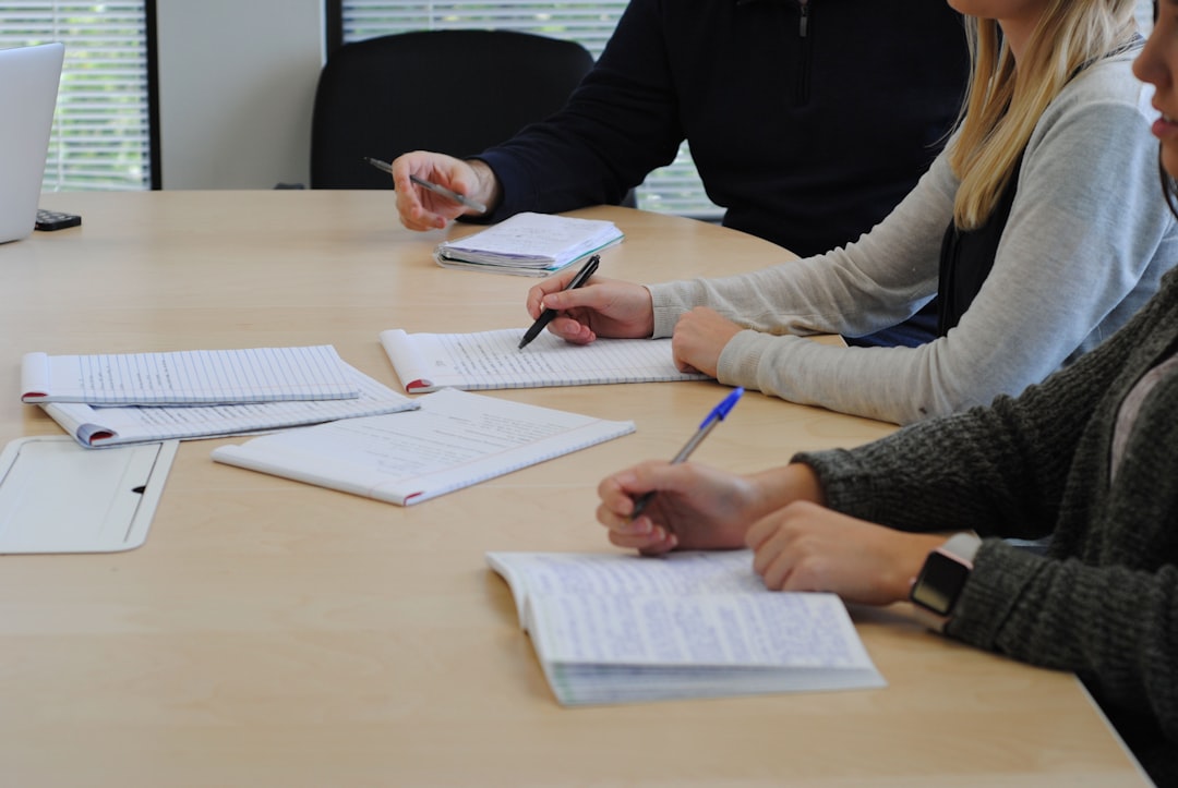 Planning meeting with council officers discussing housing proposals