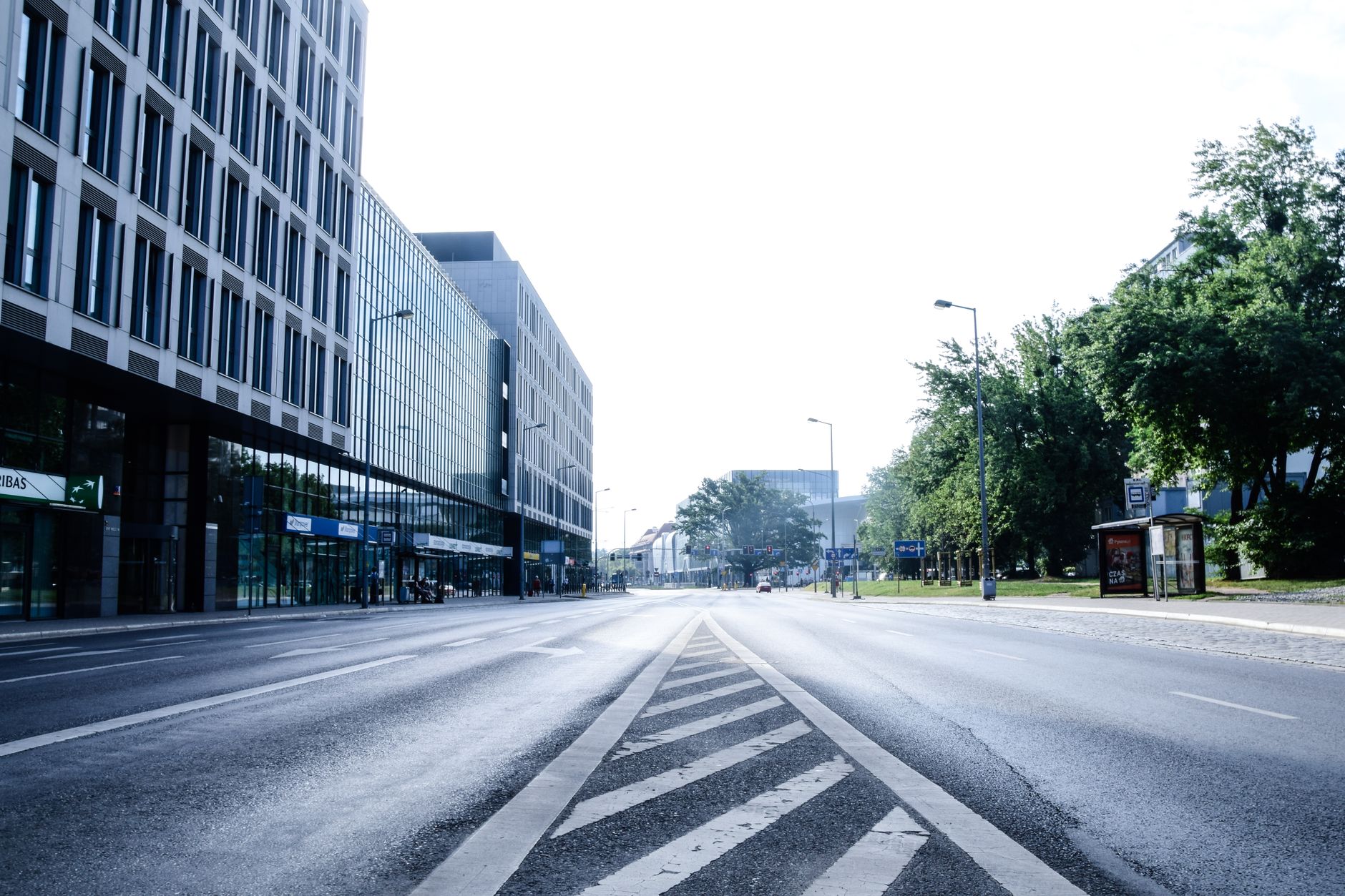 Empty high street with potential for revitalisation