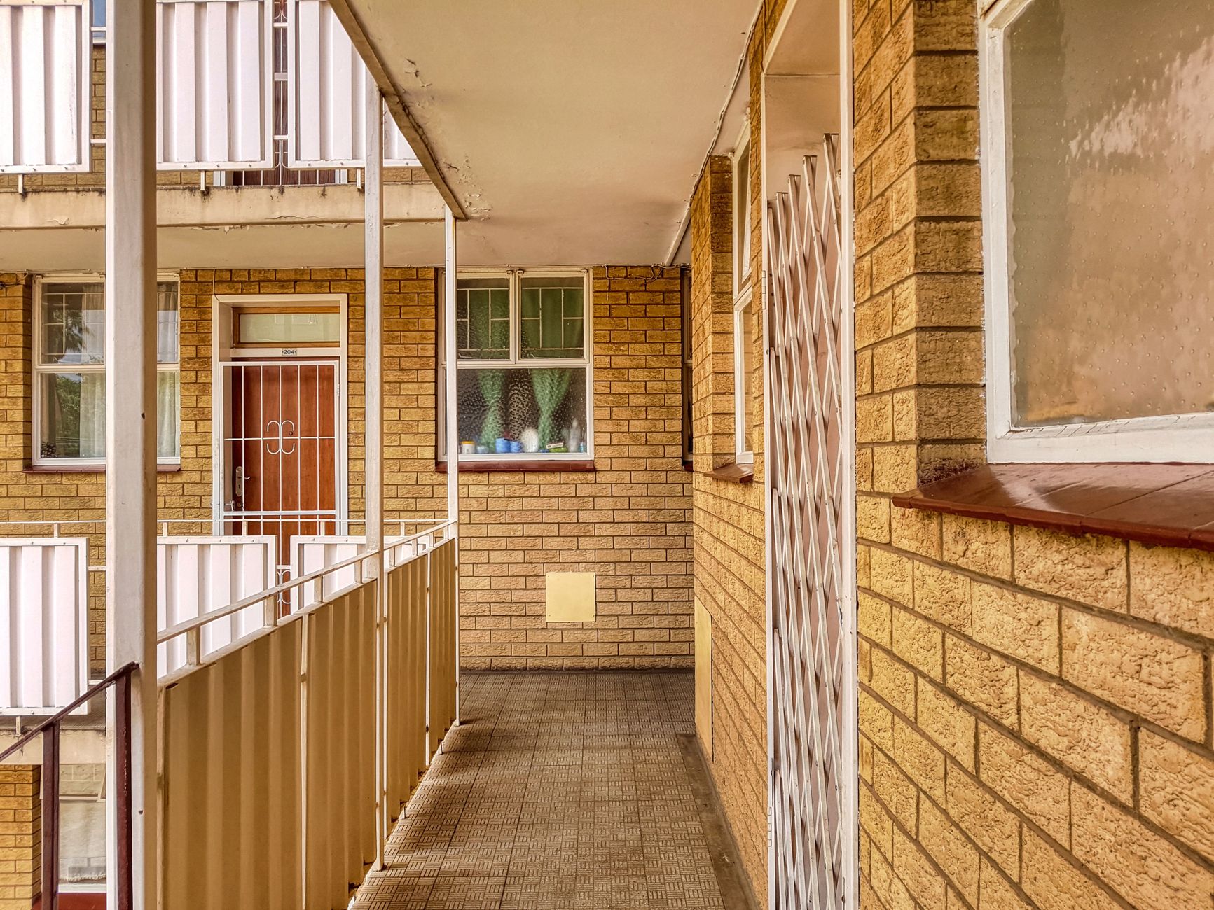 Social housing property exterior