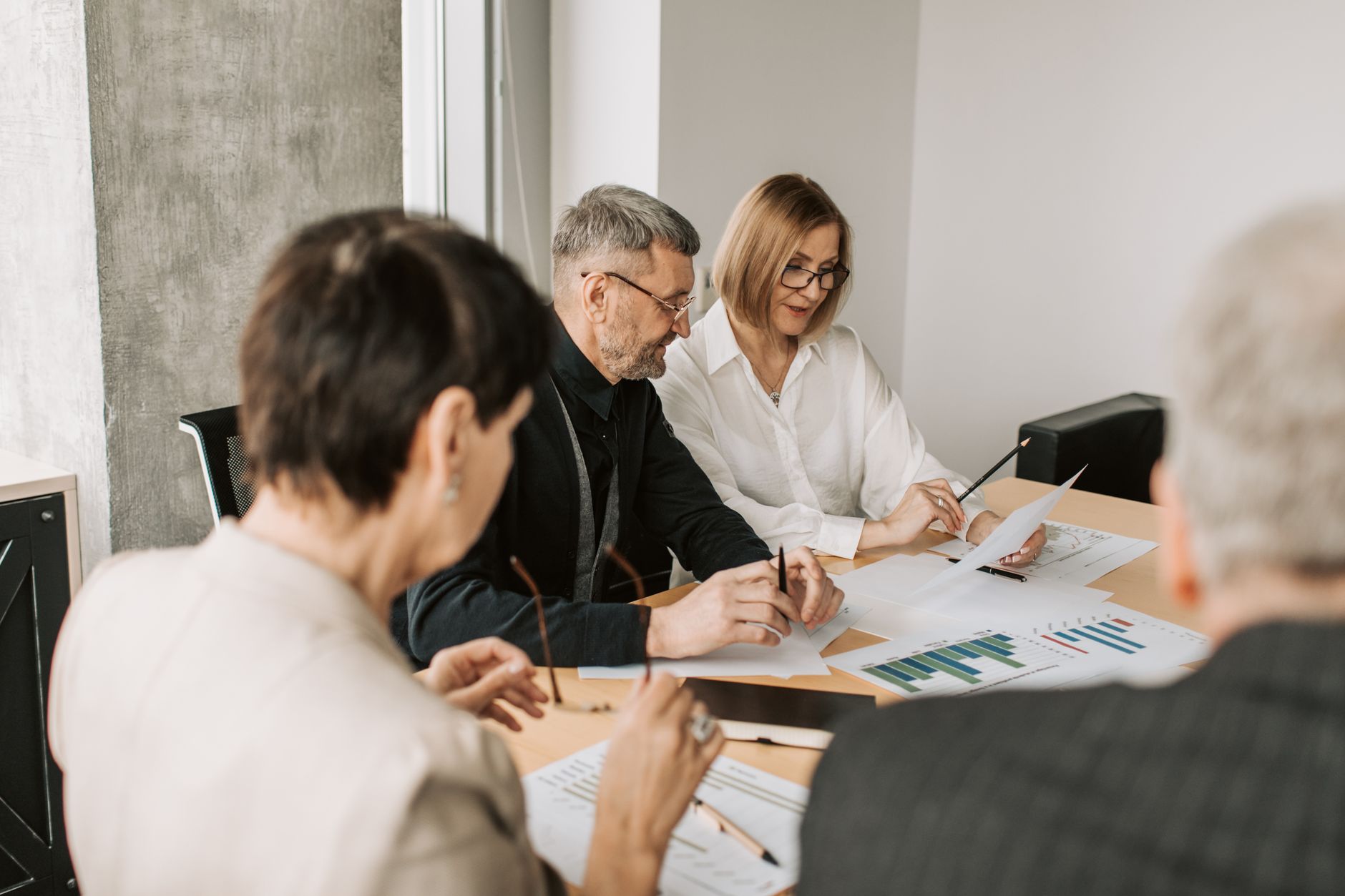 Council meeting discussing housing strategy