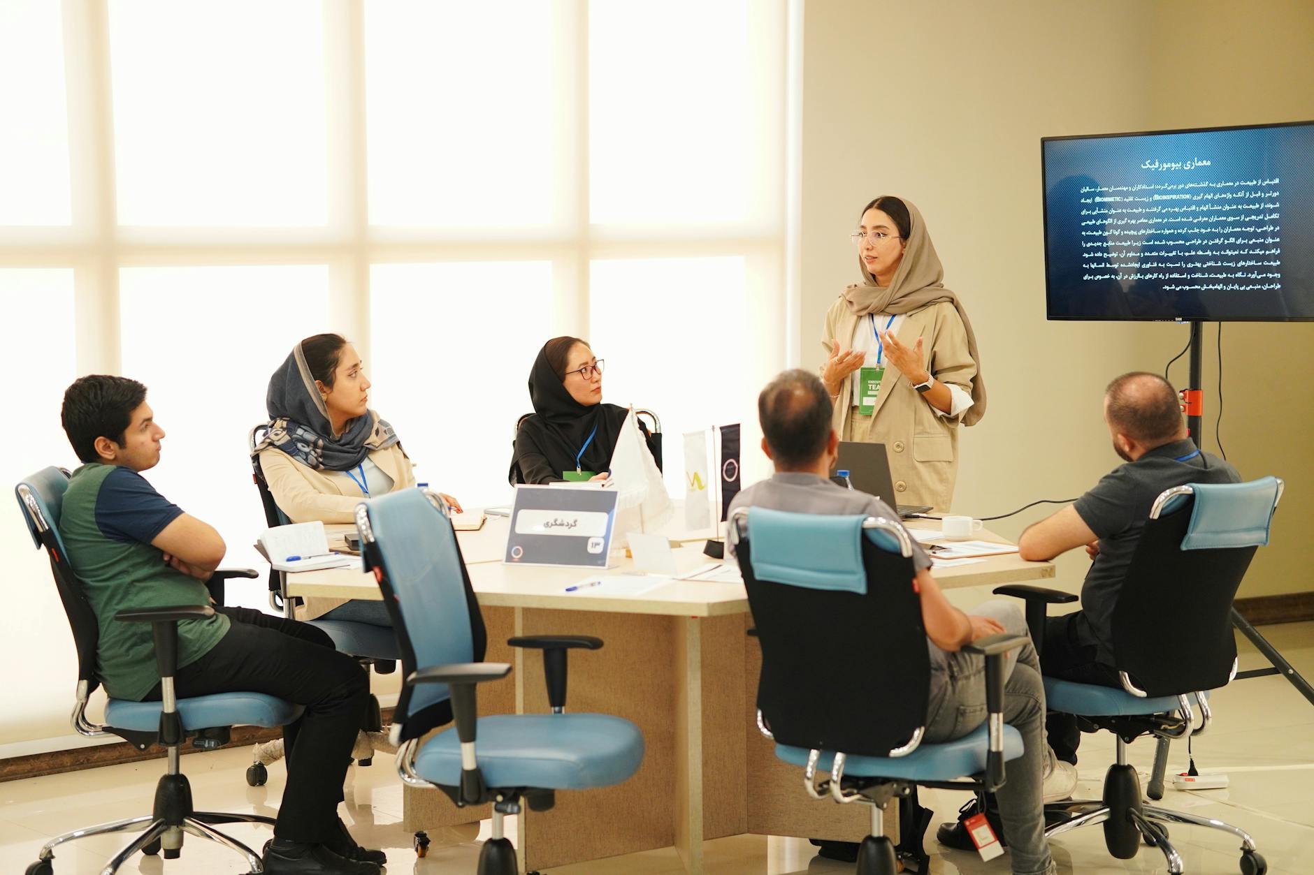 Training session for housing officers